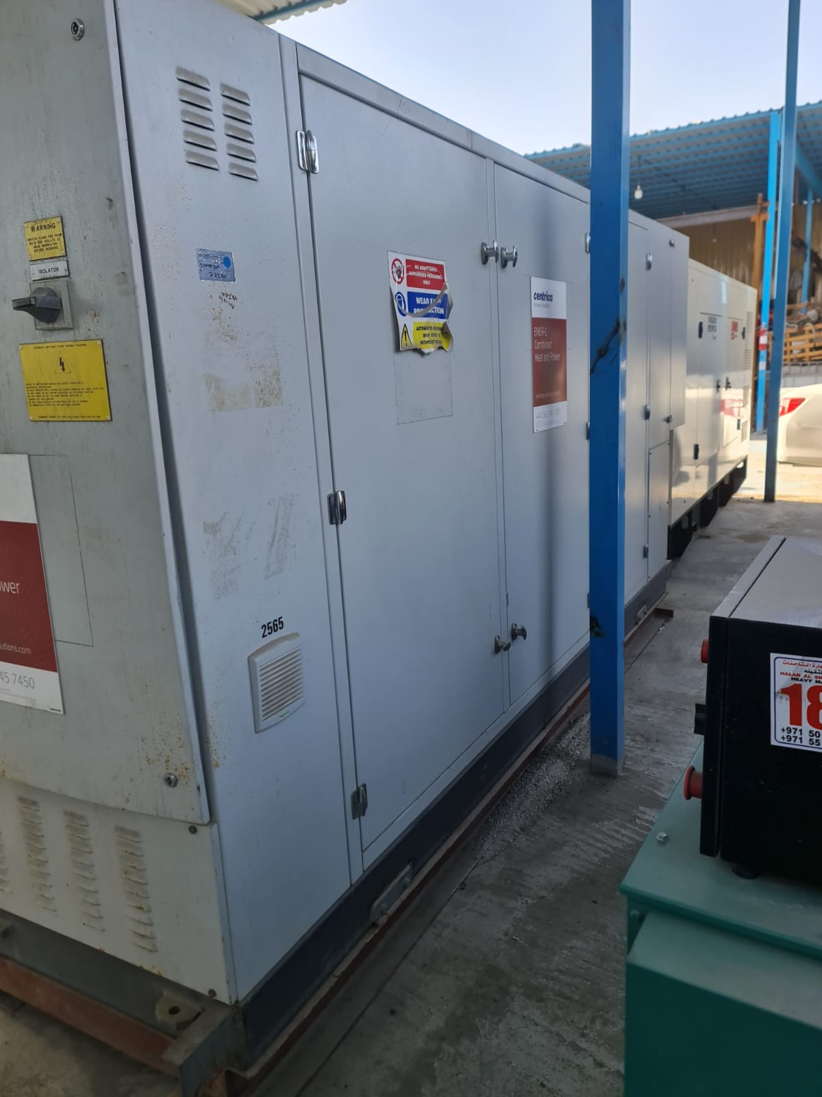 WhatsApp Image 2026-01-22 at 15.20.42 MAN 6 Cylinder Gas Generator – 200 kVA – 2014 – Stamford Alternator – Silent Type - Image 1